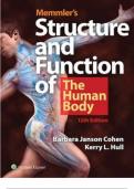 TEST BANK MEMMLERS STRUCTURE AND FUNCTION OF THE HUMAN BODY 12TH EDITION COHEN v