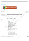 Exam (elaborations) NR 509 Week 2_Shadow Health_[Dr. Documentation]-ASTHMA-Respiratory | Completed | Shadow Health 