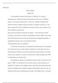 CPMGT Week 4.docx  CPMGT/300  Project Schedule   CPMGT/300  A work breakdown structure, better  known as a WBS and  a list of project requirements have  characteristics that are the same but does in fact serve two different purposes. A list of project req