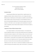 CLC Vision and Mission Paper  283 29.docx  MGT 410  CLC Vision and Mission Statements Analysis  Grand Canyon University   MGT 410- Servant Leadership   Introduction (Emily)  Looking through the different major companies that have a significant impact on o