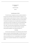 Capstone Change Project Topic Selection and Approval.docx    Social Distancing for COVID-19  Canyon University January  Social Distancing for COVID-19  The world has been challenged by numerous healthcare problems in the recent past. Nevertheless, althoug