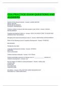 CDA PRACTICE EXAM QUESTIONS AND ANSWERS