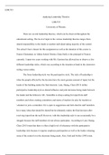 LDR 535  Week 4 Applying Leadership Theories.docx  LDR/535  Applying Leadership Theories LDR/535  University of Phoenix  There are several leadership theories, which can be observed throughout the educational setting. The level of input in the various lea