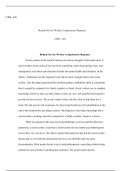 Human Service Worker Competencies Response.docx    CJHS / 430  Human Service Worker Competencies Response  CJHS / 430  Human Service Worker Competencies Response  Social workers in the medical field are not always thought of and undervalue. A social worke