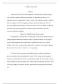 EmployeeAssessment.docx    Employee Assessment   Abstract  Employees tend to be one of the most important components that any organization can own its efforts to maintain viability and make profits. No organization can survive if its employees cannot work