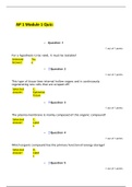  NURS 278//NURS 278 AP 1 Module 1 Quiz 2021