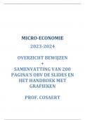 Samenvatting Micro-Economie 2024 (19/20)