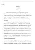 W1 Assgn Globalization.docx  MGT/448  Globalization MGT/448  Globalization  Globalization refers to the tendency of foreign trade, investment, information technology and outsourcing of manufacturing to weave the economies of different countries together. 