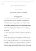 SPE 556 Week 4 Instructional Strategies and Resources.docx  SPE/556  Instructional Strategies and Adaptations Resource  University of Phoenix  SPE/556 Characteristics of Physical and Health Disabilities  Task and situation analysis strategies  What is tas