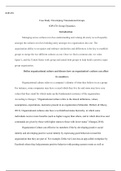 WK5 group transnational group.docx    IOP/470  Case Study: Developing Transnational Groups  IOP/470: Group Dynamics   Introduction  Managing across cultures involves understanding and valuing diversity as well equality amongst the cultures involves buildi