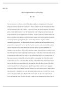 Wk 4 Individual Effective Financial Policies and Procedures.docx  HCR 203  Effective Financial Policies and Procedures  HCR 203  The basic elements of an effective medical office financial policy are an important part of the patient billing and collection