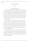 WeekOneAssignment OrganizationalBehaviorPaper.doc  AJS/534  Organizational Behavior Paper  AJS/534  Organizational Behavior Paper  Specific training, support and equipment is needed when it comes to any criminal justice division, especially the department