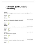 CHHI 300 Quiz 5  Answer-(4 Versions),  CHHI 300 Survey of the History of Christianity.