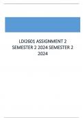 LDI2601 Assignment 2 Full Solutions Semester 2 2024 ;100 % TRUSTED workings, Expert Solved, Explanations and Solutions.