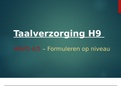 Op niveau Havo 4 Formuleren Taalverzorging 