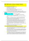 NUR 280 Comp Review- comp 1, comp 2, comp 3 -STUDY GUIDE 2021