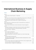 Summary International Business & Supply Chain Marketing (EBB609B05)