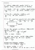 Lecture notes: Maths for Engineers and Scientists (Math1551): Differential Equations