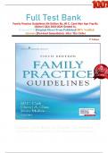       Full Test Bank Family Practice Guidelines 5th Edition By Jill C. Cash Msn Apn Fnp-Bc (Editor) Q&A 2023-2024 Graded A+   