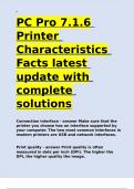 PC Pro 7.1.6 Printer Characteristics Facts latest update with complete solutions.