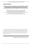 CLINICAL PRACTICE GUIDELINES FOR HYPOTHYROIDISM IN ADULTS: COSPONSORED BY THE AMERICAN ASSOCIATION OF CLINICAL ENDOCRINOLOGISTS AND THE AMERICAN THYROID ASSOCIATION