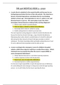 NR 326 MENTAL HESI 5_2020 | NR326 MENTAL HESI 5_Graded A