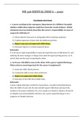 NR 326 MENTAL HESI 6_2020 | NR326 MENTAL HESI 6_Graded A