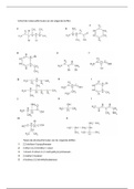VWO Scheikunde | STRUCTUUR- EN MOLECUULFORMULES OMZETTEN Oefenopgaven met Uitwerkingen