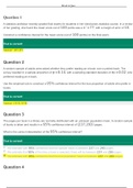 Math 225n Statistics  Week 6 Quiz Chamberlain College