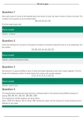 MATH 225N STATISTICS WEEK 4 QUIZ Chamberlain College