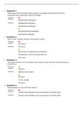 module 3 anatomy quiz Chamberlain College