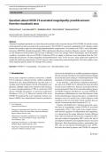 Questions about COVID‑19 associated coagulopathy: possible answers  from the viscoelastic tests