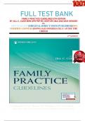       FULL TEST BANK FAMILY PRACTICE GUIDELINES 6TH EDITION BY JILL C. CASH MSN APN FNP-BC (EDITOR) Q&A 2023-2024 GRADED A+   