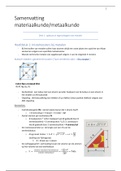 Samenvatting Cursus metaalkunde, ISBN: 9789033700972  4-materiaalkunde (1708FTIMAT)