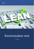 Samenvatting Kennismaken met Lean H 1 T/M 3, Bloktoets 2.3 Performance Management