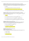 PHIL 347N Final Exam (Retired) PHIL 347 Critical Reasoning - Dec 2020