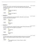 NUR 1172 Nutrition Rasmussen Exam 3 Chamberlain College