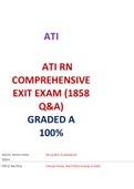 ATI RN COMPREHENSIVE EXIT EXAMs PACKAGE