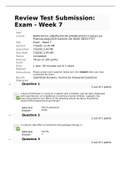 NURSING 6521 MIDTERM EXAM WEEK 7 LATEST (GRADED A)