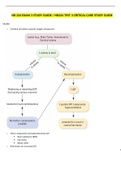 NR 224 EXAM 3 STUDY GUIDE / NR224 TEST 3 CRITICAL CARE STUDY GUIDE: 100% CORRECT,CHAMBERLAIN COLLEGE OF NURSING