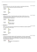 NUR 6501 Advanced Patho Quiz 10 Answers Chamberlain College