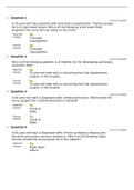 NUR 6501 Quiz 4 Answers Chamberlain College