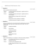 NUR2092 Section 03 Health Assessment EXAM Chamberlain College