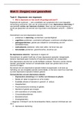 Samenvatting colleges en taken GGZ1025 Zorg(en) voor gezondheid