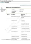 NUR 3065C Shadow Health_Musculoskeletal Results_2020 | Subjective Data Collection: 20 of 23 (87.0%)