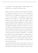 An Investigation on Urban Planning Related to Disaster Prevention: Urban Planning and Cases in the Safety Field of Disaster Prevention