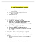 NR 302 EXAM 4 STUDY GUIDE / NR302 EXAM 4 STUDY GUIDE : 100% CORRECT,CHAMBERLAIN COLLEGE OF NURSING,