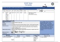 NR 509 Week 6 Pediatric SOAP Note, Summer 2021 complete solution.