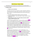 NR 224 Exam 1 Study Outline-Chamberlain College Of Nursing 