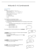 Samenvatting Wiskunde D VWO Combinatoriek